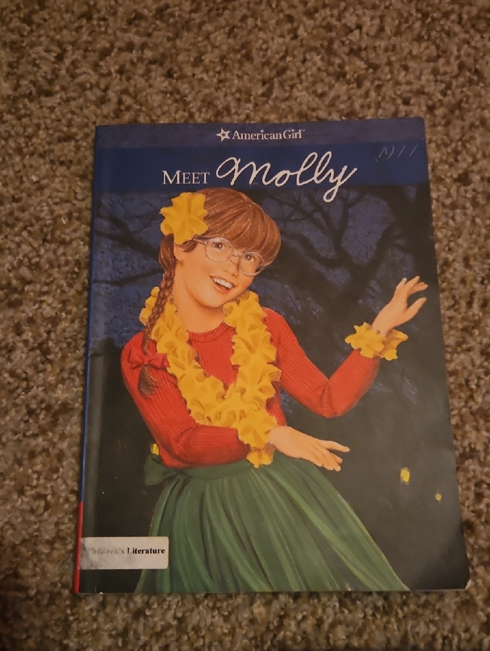 American Girl Meet Molly Book - Red, Green, Yellow